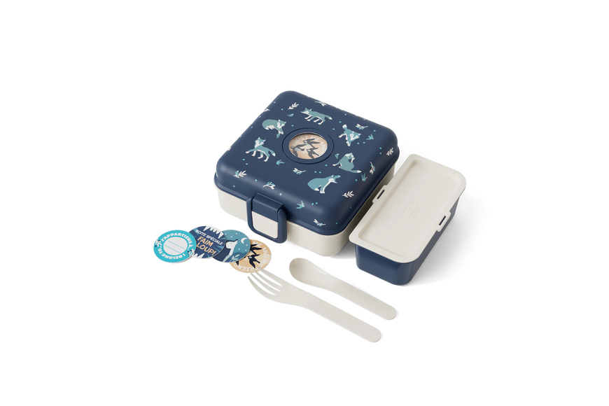 850ml Lunchbox MB Snacky - Wolf - 5 850ml Lunchbox MB Snacky - Wolf - 5