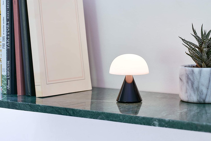 Table Lamp LEXON® Mina, Mini LED - Black Glossy - 6