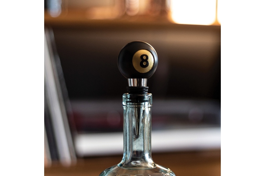 Πώμα Μπουκαλιού νο.8 Μπάλα Μπιλιάρδου, Drinks Break - Iron & Glory™, Suck UK™ - 1 Πώμα Μπουκαλιού νο.8 Μπάλα Μπιλιάρδου, Drinks Break - Iron & Glory™, Suck UK™ - 1