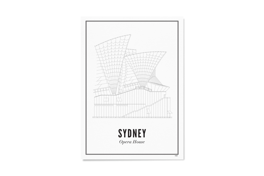 Sydney - Opera House Print - A4 (21 x 30cm)