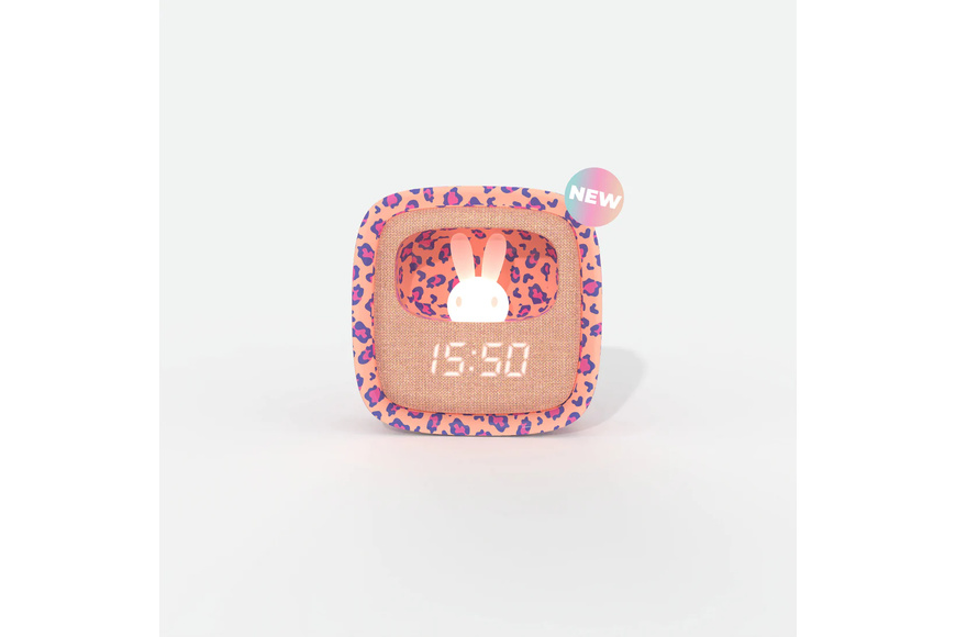 Billy Clock - Light and Clock - Leopard Rose Billy Clock - Light and Clock - Leopard Rose