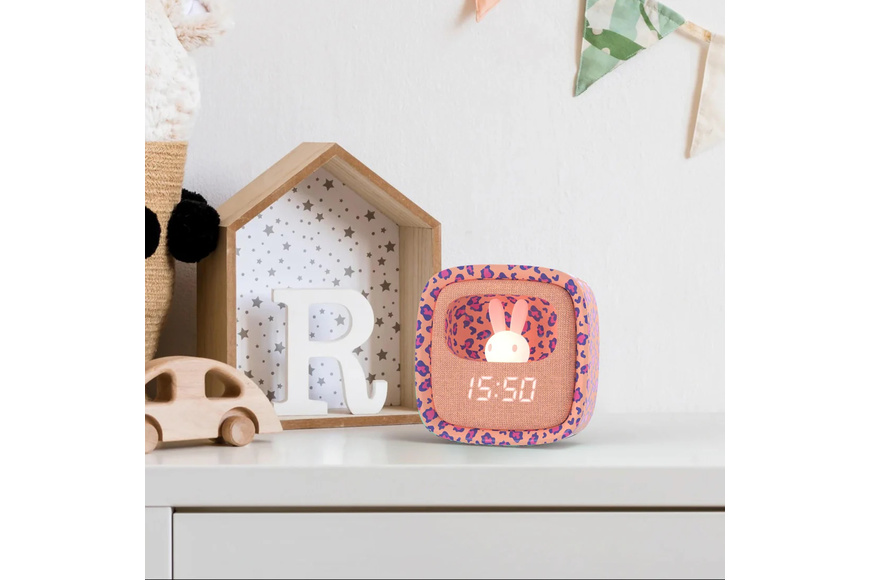 Billy Clock - Light and Clock - Leopard Rose - 1 Billy Clock - Light and Clock - Leopard Rose - 1
