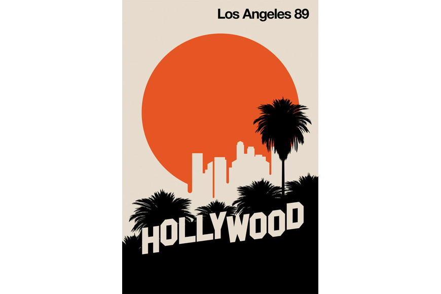 Αφίσα BO LUNDBERG - Los Angeles 89 - 30 x 40 cm