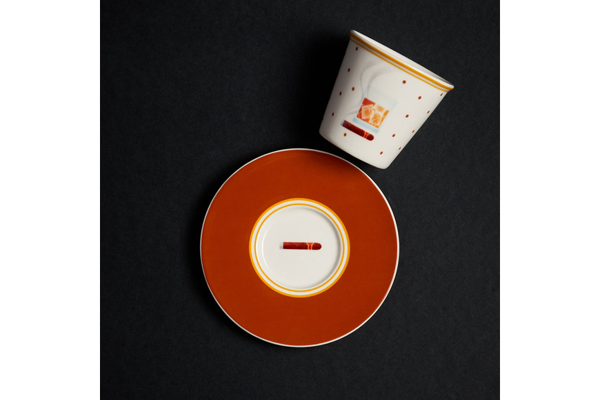 Plate and Cup - Cigar Plate and Cup - Cigar