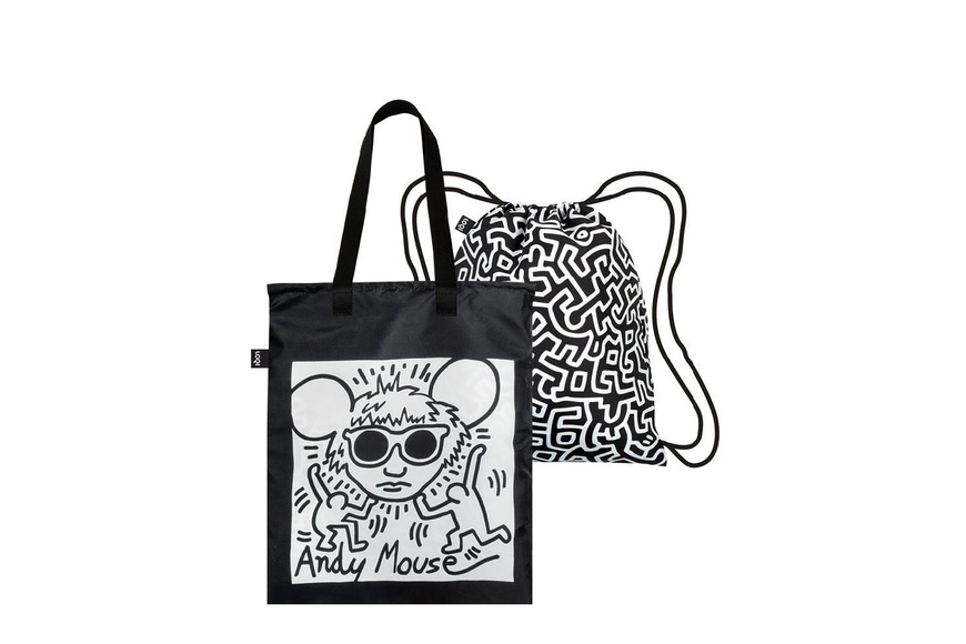 Keith Haring Andy Mouse & Untitled - Duo Backpack