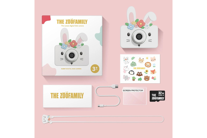 Zoo Friends Children's Digital Camera – Rabbit Flower - 2 Zoo Friends Children's Digital Camera – Rabbit Flower - 2