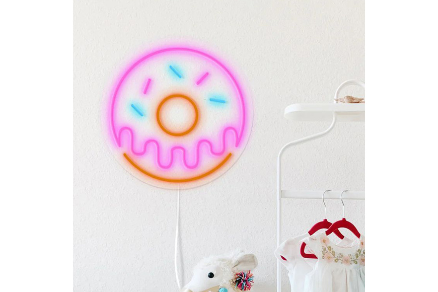 Donut Neon - Επιτοίχιο USB Φωτιστικό LED CANDY SHOCK, 40cm - 1 Donut Neon - Επιτοίχιο USB Φωτιστικό LED CANDY SHOCK, 40cm - 1