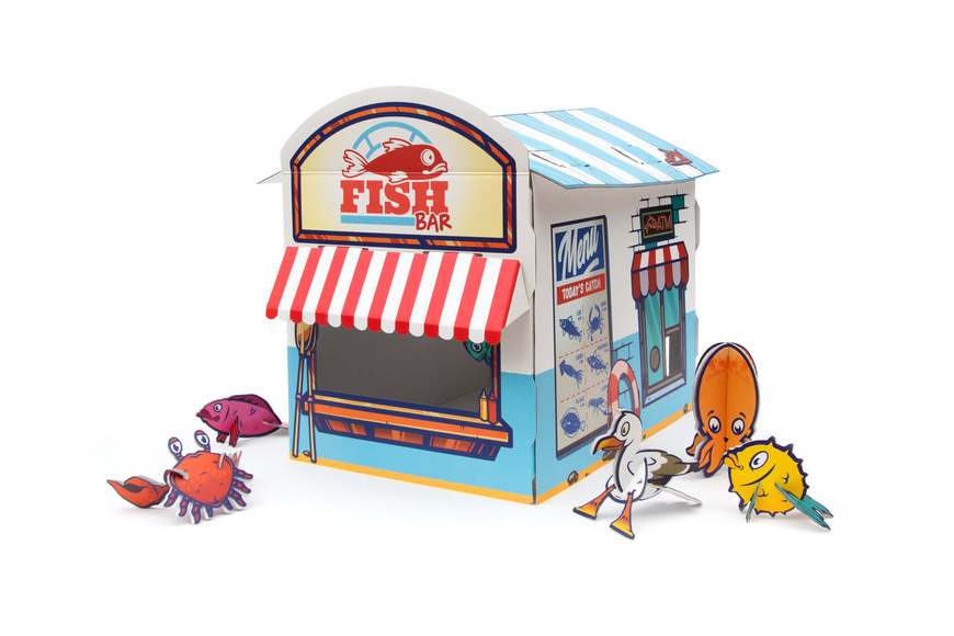 Παιχνίδι Γάτας Κιόσκι 36 x 38 x 44 cm - 1 Παιχνίδι Γάτας Κιόσκι 36 x 38 x 44 cm - 1