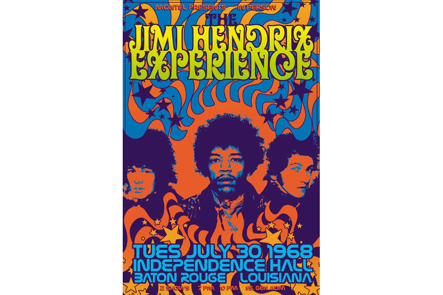 Print CONCERTS - Jimi Hendrix Experience - 30 x 40 cm