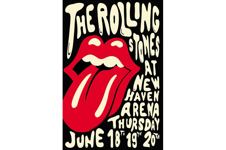 Print CONCERTS - Rolling Stones New Haven Arena - 30 x 40 cm