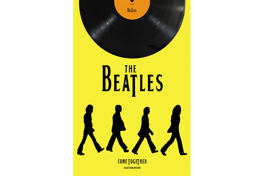 Print CONCERTS - The Beatles Come Together - 30 x 40 cm