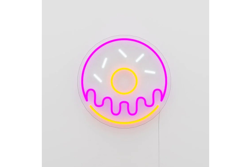 Donut Neon - Επιτοίχιο USB Φωτιστικό LED CANDY SHOCK, 40cm Donut Neon - Επιτοίχιο USB Φωτιστικό LED CANDY SHOCK, 40cm
