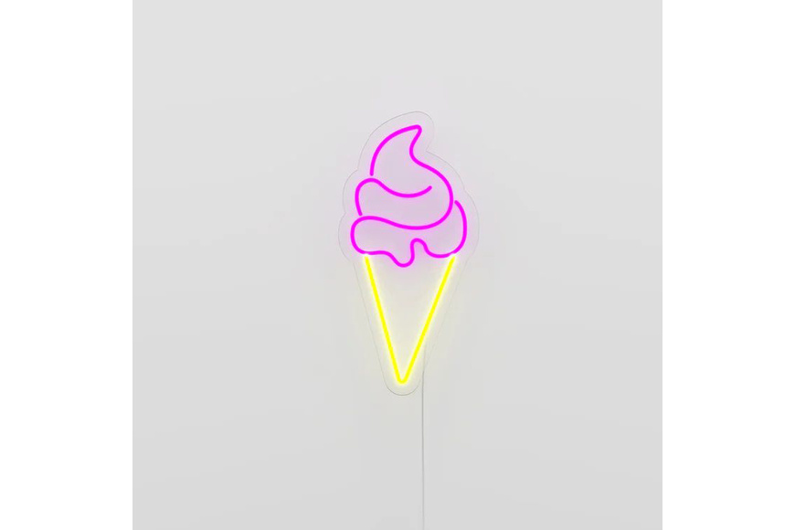 Παγωτό Neon - Επιτοίχιο USB Φωτιστικό LED CANDY SHOCK, 40cm