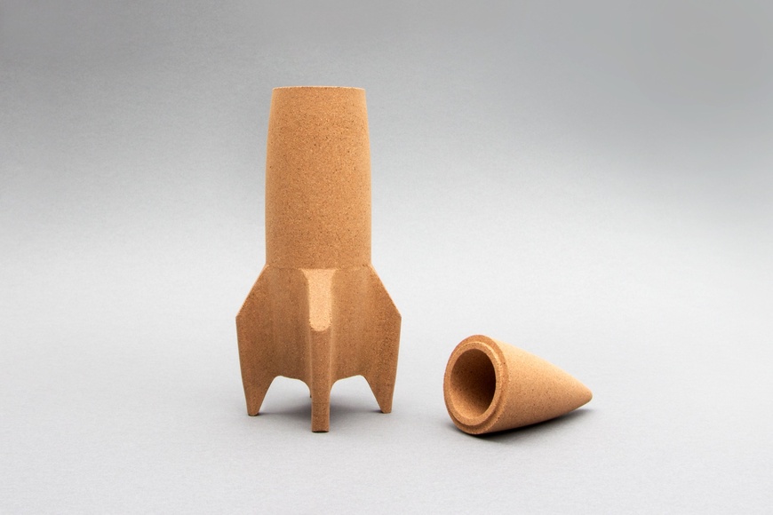 Cork Rocket Desk Tidy - 5