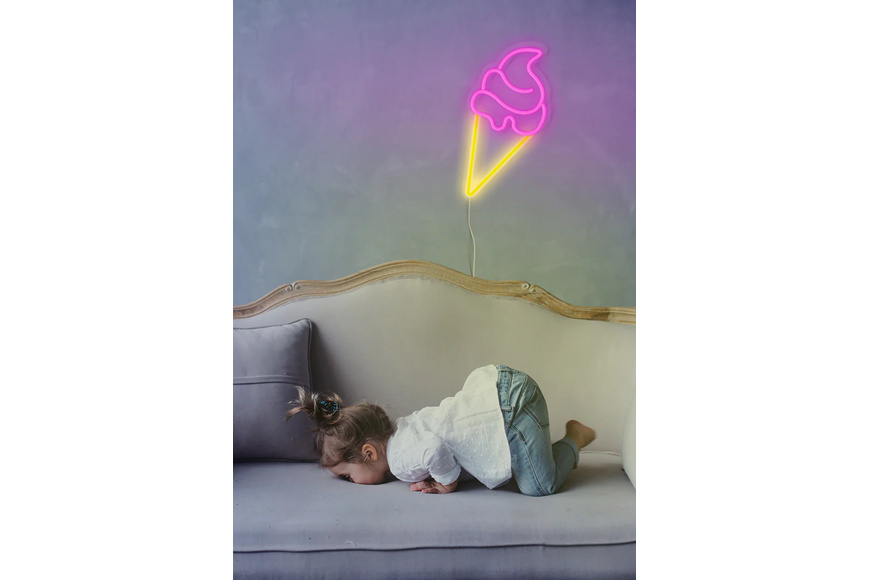 Ice Cream Neon - Wall LED USB Lamp CANDY SHOCK, 40cm - 2