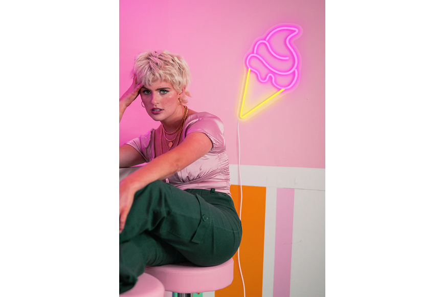Παγωτό Neon - Επιτοίχιο USB Φωτιστικό LED CANDY SHOCK, 40cm - 3 Παγωτό Neon - Επιτοίχιο USB Φωτιστικό LED CANDY SHOCK, 40cm - 3