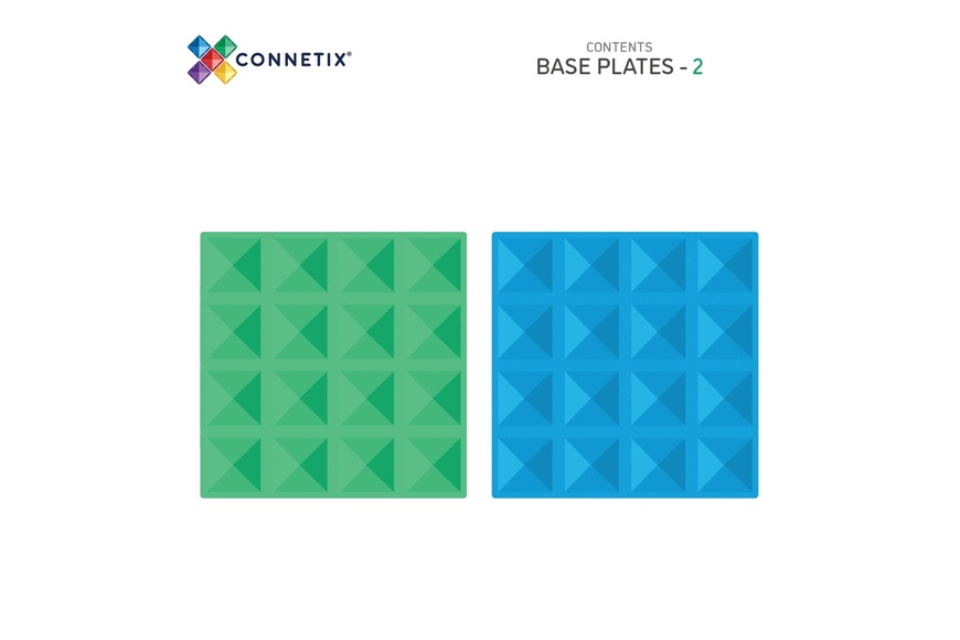 Rainbow Blue & Green Base Plate - 2 pcs - 2 Rainbow Blue & Green Base Plate - 2 pcs - 2