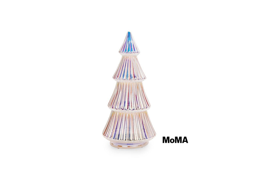 Christmas Tree by MoMA with Glass & LED Light, 21.6cm - Tiered