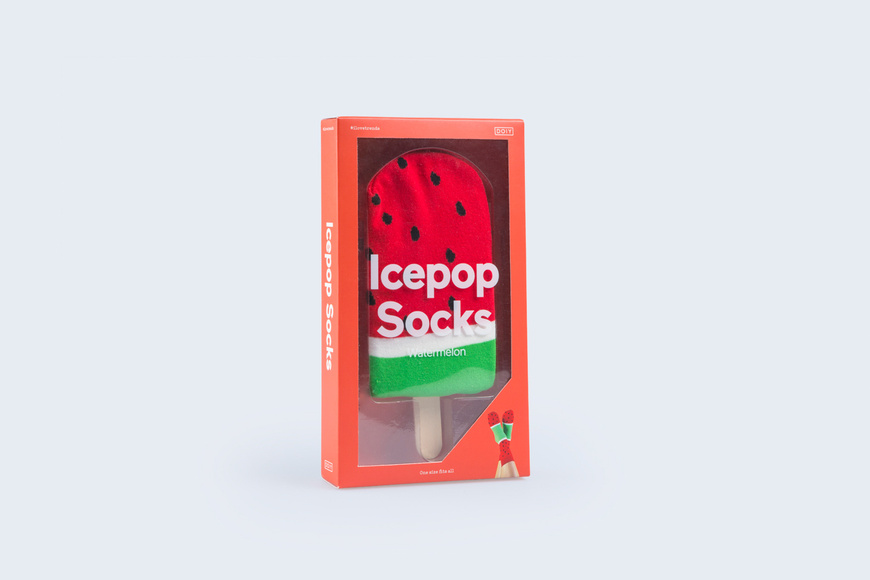Icepop Socks - Watermelon - 3
