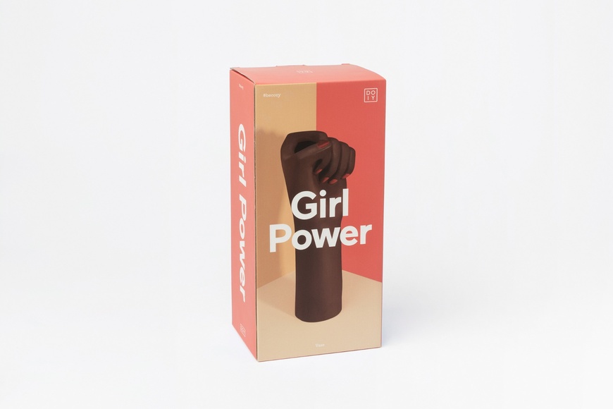 Girl Power Vase - Black - 5