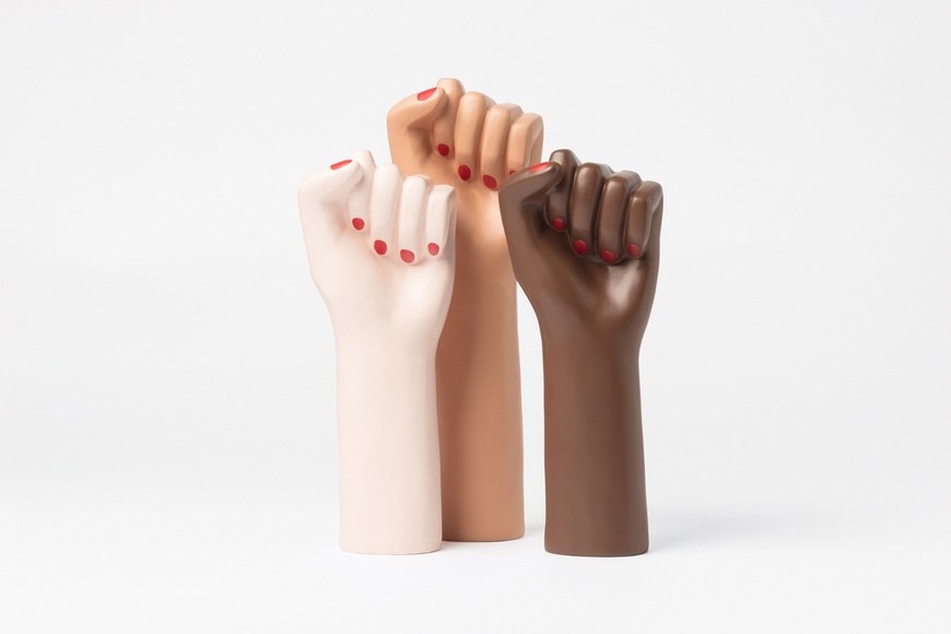 Βάζο Girl Power - Μαύρο - 12,9 x 10,7 x 27,1 cm - 3 Βάζο Girl Power - Μαύρο - 12,9 x 10,7 x 27,1 cm - 3
