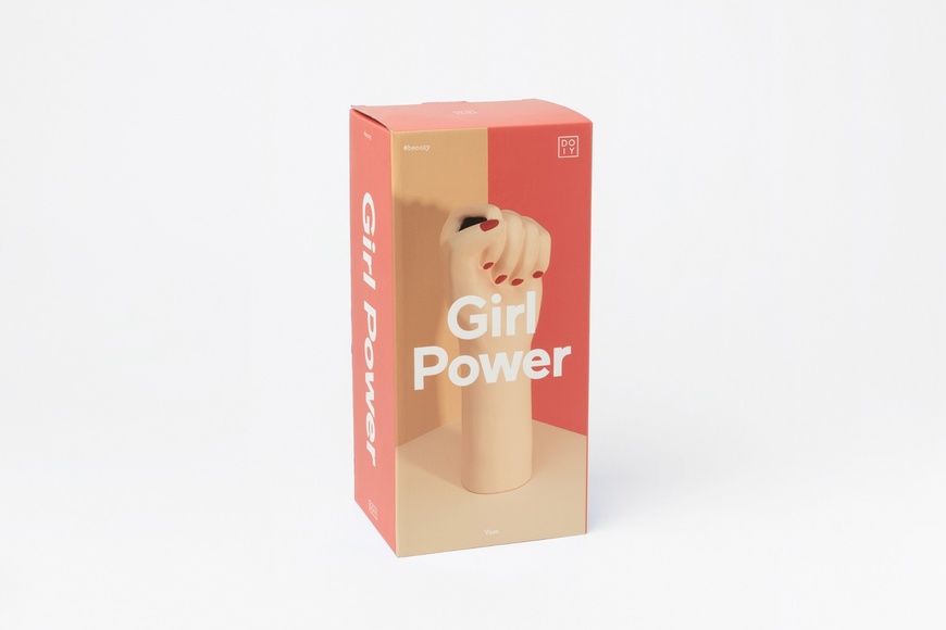 Girl Power Vase - White - 5