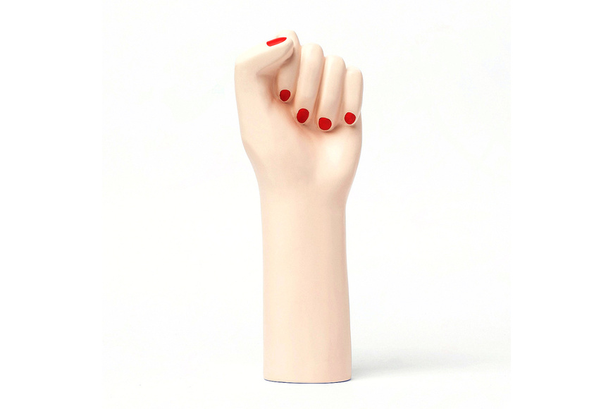 Βάζο Girl Power - Λευκό - 12,9 x 10,7 x 27,1 cm Βάζο Girl Power - Λευκό - 12,9 x 10,7 x 27,1 cm
