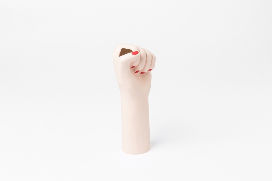 Βάζο Girl Power - Λευκό - 12,9 x 10,7 x 27,1 cm - 2 Βάζο Girl Power - Λευκό - 12,9 x 10,7 x 27,1 cm - 2