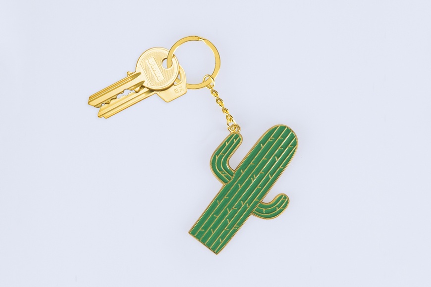 Oversized Cactus Keychain