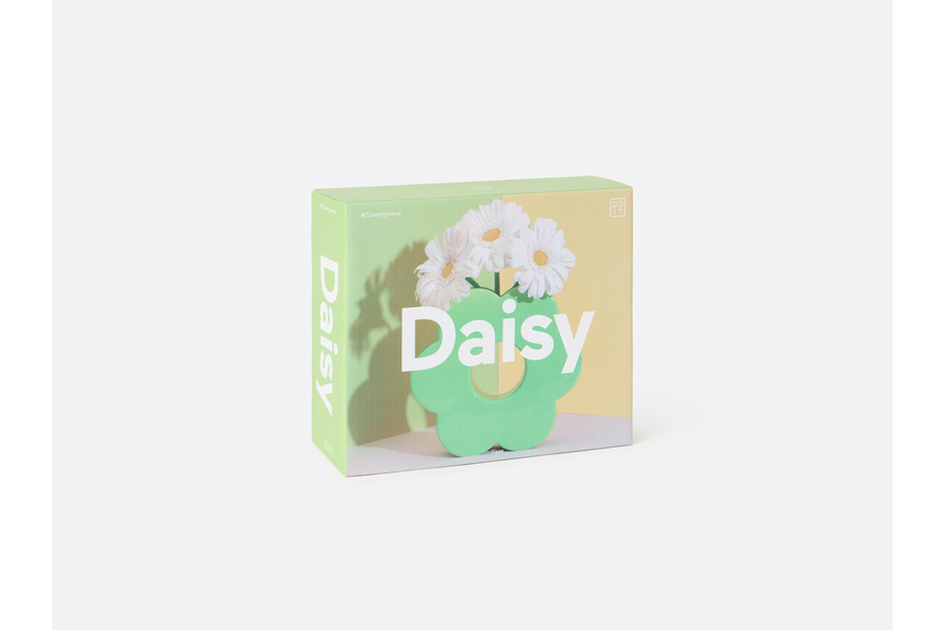 Vase Daisy - Green 18cm - 1