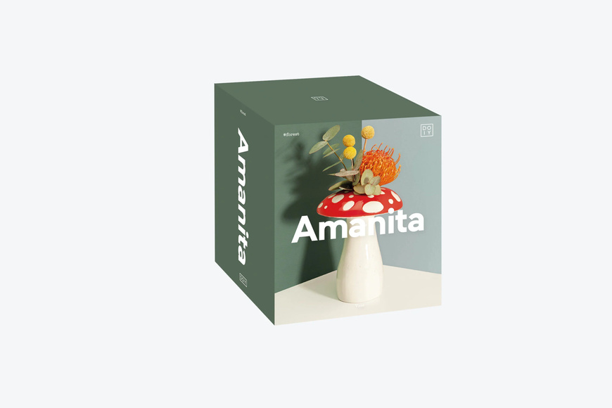 Βάζο Amanita - Μεγαλό Κόκκινο 19cm - 1