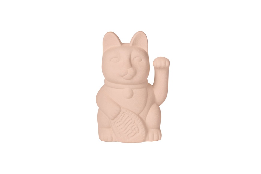 Ceramic Vase Meneki Neko 13x13x19.5 cm - Apricot
