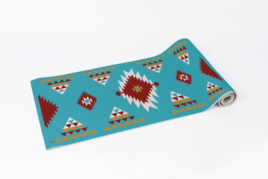Στρώμα Yoga Χαλί Navajo PVC 173x60 cm - 5