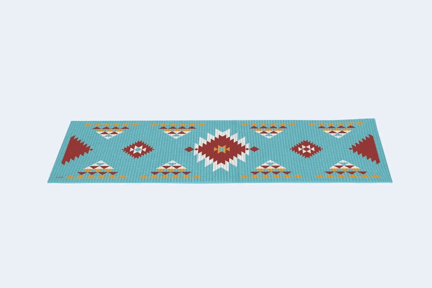 Στρώμα Yoga Χαλί Navajo PVC 173x60 cm - 4