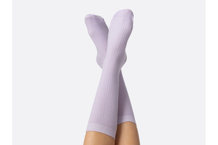 Yoga Mat Socks Purple - 4