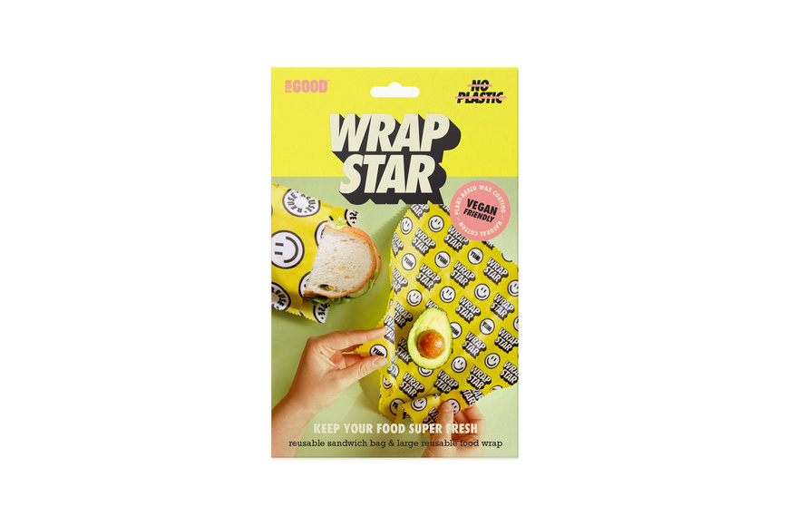 Reusable vegan wax food wrap & bag - 7