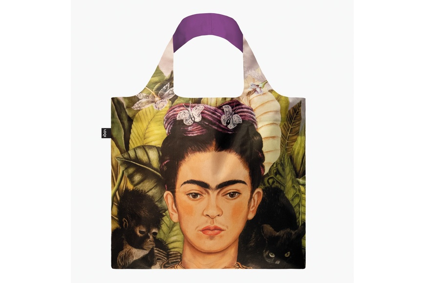 LOQI Bag Recycled | Frida Kahlo - Self Portrait with Hummingbird