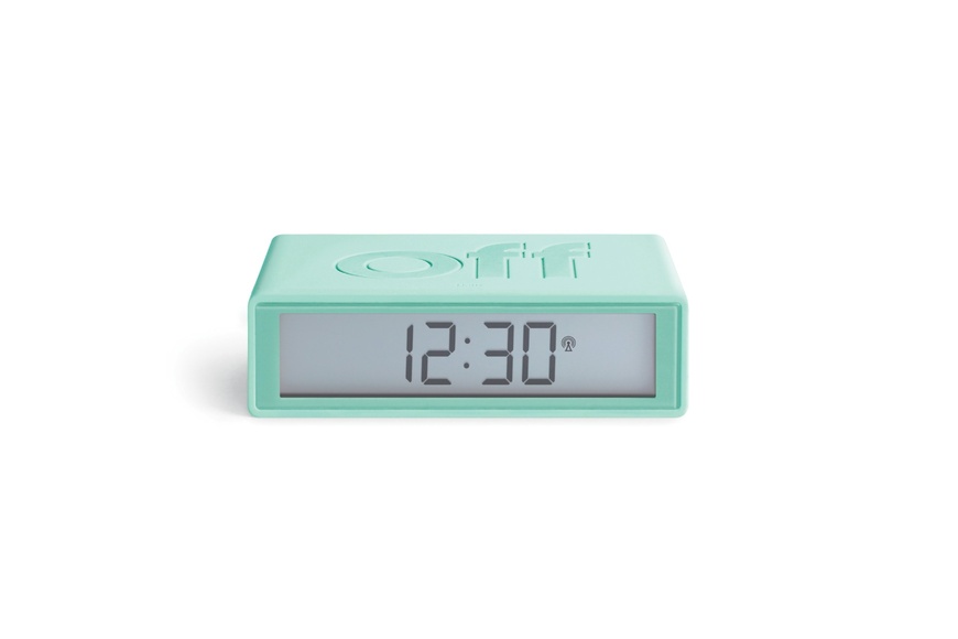 Alarm Clock LCD Screen, Reversible LEXON® FLIP + - Mint Green - 2
