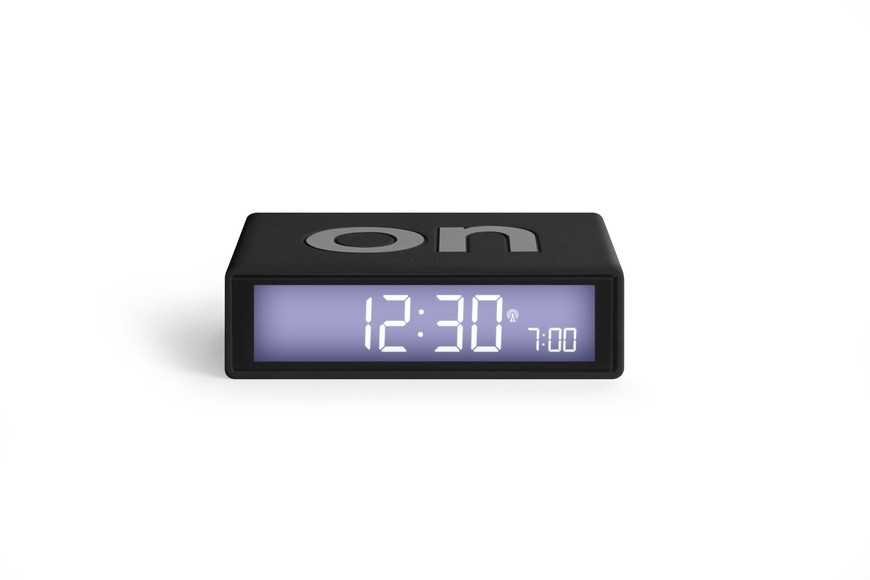 Alarm Clock LCD Screen, Reversible LEXON® FLIP + - Black - 1