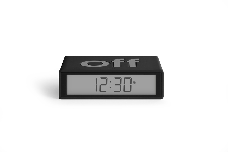 Alarm Clock LCD Screen, Reversible LEXON® FLIP + - Black - 2