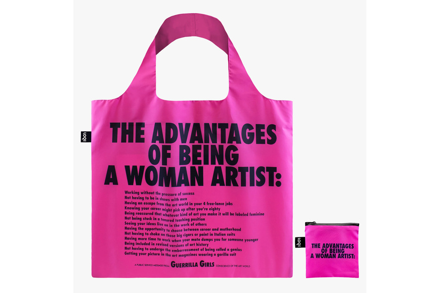 LOQI Bag Recycled | Guerrilla Girls - The Advantages Of Being a Woman LOQI Bag Recycled | Guerrilla Girls - The Advantages Of Being a Woman