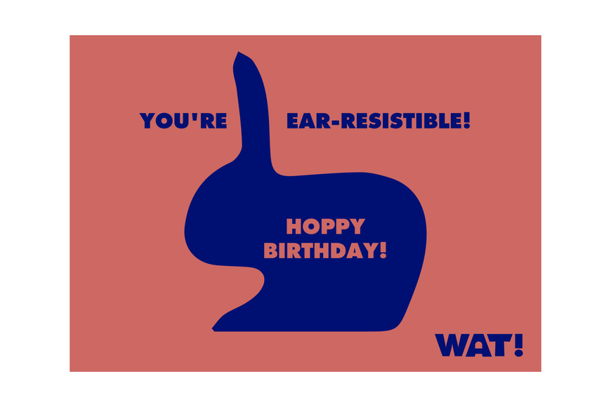 Ευχετήρια Κάρτα - Hoppy Birthday