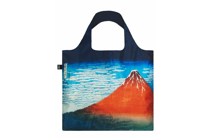 LOQI Τσάντα | Hokusai - Red Fuji, Mountains in Clear Weather Bag