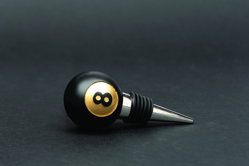 Πώμα Μπουκαλιού νο.8 Μπάλα Μπιλιάρδου, Drinks Break - Iron & Glory™, Suck UK™ - 6 Πώμα Μπουκαλιού νο.8 Μπάλα Μπιλιάρδου, Drinks Break - Iron & Glory™, Suck UK™ - 6