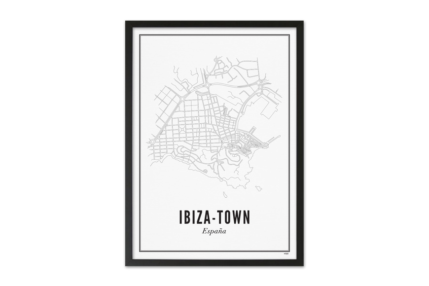 Ibiza - City Print - A4 (21 x 30cm) - 1