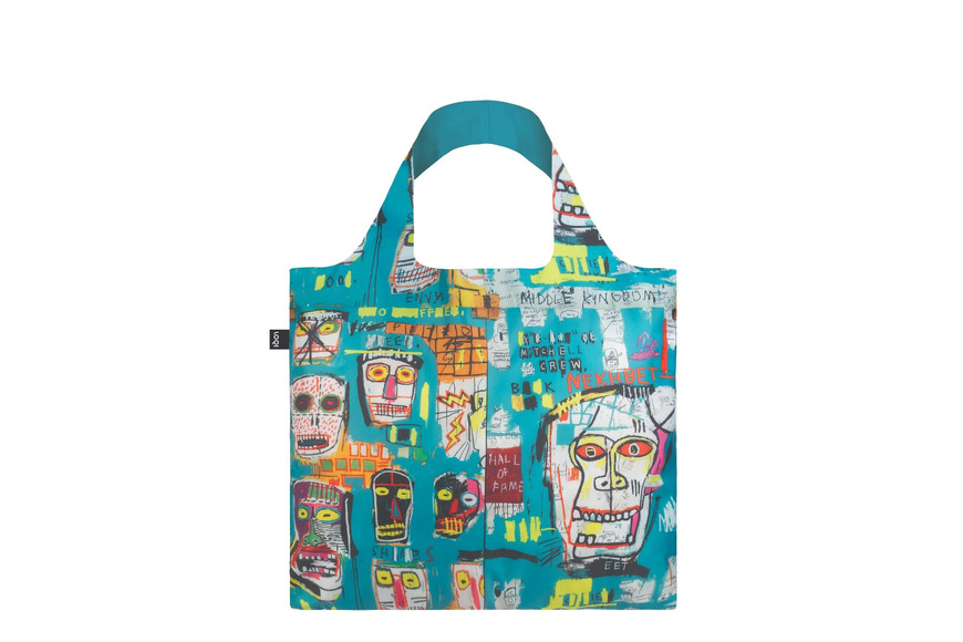 LOQI Bag Recycled | JEAN MICHEL BASQUIAT - Skull LOQI Bag Recycled | JEAN MICHEL BASQUIAT - Skull