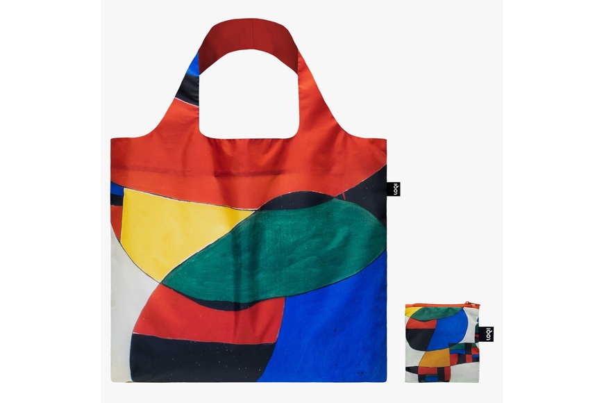 LOQI Bag Recycled | Joan Miro -  Woman, Bird and Star - 2