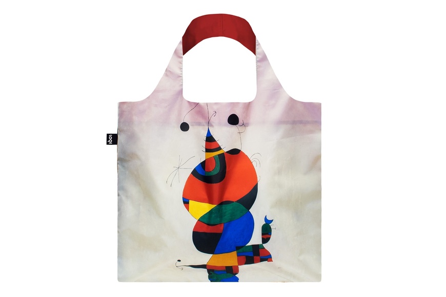 LOQI Bag Recycled | Joan Miro -  Woman, Bird and Star - 3