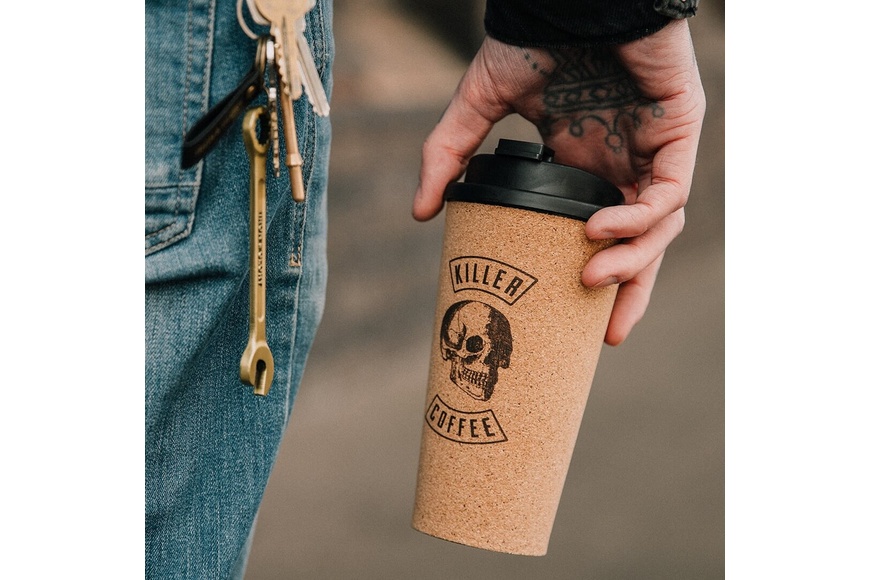 Iron & Glory Μονωμένο Ποτήρι Καφέ 440 ml - Killer Coffee - 1 Iron & Glory Μονωμένο Ποτήρι Καφέ 440 ml - Killer Coffee - 1