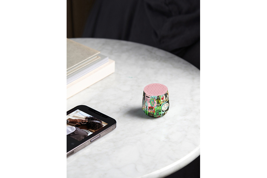 Lexon x Jean-Michel Basquiat | Wireless Bluetooth Speaker Mino+ - In Italian - 1 Lexon x Jean-Michel Basquiat | Wireless Bluetooth Speaker Mino+ - In Italian - 1